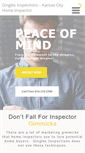 Mobile Screenshot of ginglesinspections.com